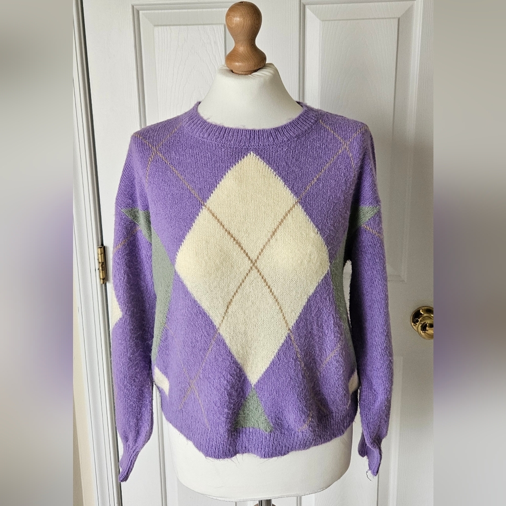 Beautiful Purple Crewneck Sweater - S